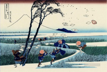 Japanese Painting - ejiri in the suruga province Katsushika Hokusai Japanese